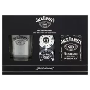 Jack Daniel's Poker Night Gift Set Black/White