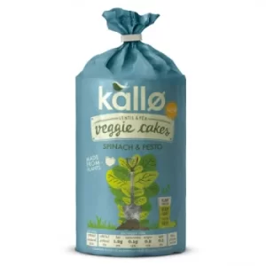 Kallo Spinach & Pesto Veggie Cakes 122g (Case of 6)
