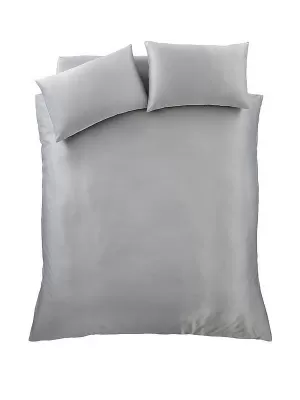 Catherine Lansfield Silky Soft Satin Double Duvet Cover