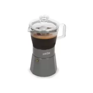 La Cafetiere - La Cafetiere Glass Espresso Maker 6 Cup Latte