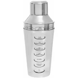 Recipe Silver Cocktail Shaker - Premier Housewares