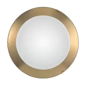 Moon Integrated LED Lifestyle Simple Flush Ceiling Light Gold