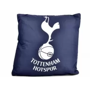 Tottenham Hotspur FC Official Football Crest Cushion (One Size) (Navy/White)