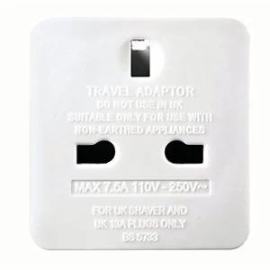 Masterplug Travel Plug Adaptor UK to USA