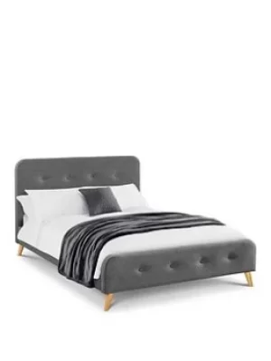 Julian Bowen Astrid Curved Retro Buttoned Double Bed