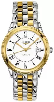 LONGINES L49743217 Flagship Mens 38.5mm Two Tone Watch