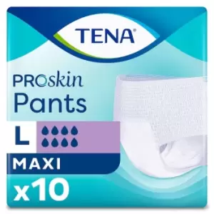 Tena Pants Maxi Diapers Size L 10 Pants