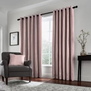 Helena Springfield Roma Lined Curtains 66" x 54", Rose