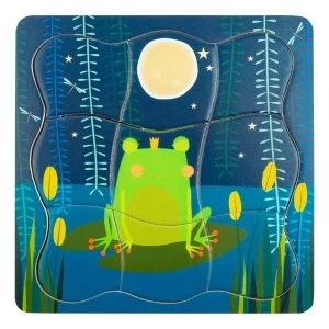 Legler - Small Foot Childrens Frog King Layer Puzzle (Multi-colour)
