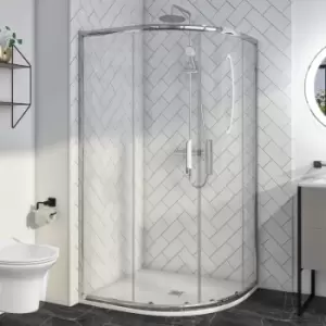 900 x 760mm Offset Quadrant Shower Enclosure - Pavo