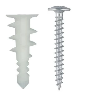Rawlplug Nylon Self-Drill Plasterboard Fixings - Pack of 12