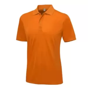 AWDis Just Cool Mens Smooth Short Sleeve Polo Shirt (3XL) (Orange Crush)