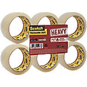 Scotch Packaging Tape HV.5066.F6.T. 50 mm x 66 m Transparent 6 Rolls