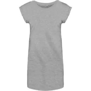 Kariban Womens/Ladies T-Shirt Dress (S/M) (Light Grey)