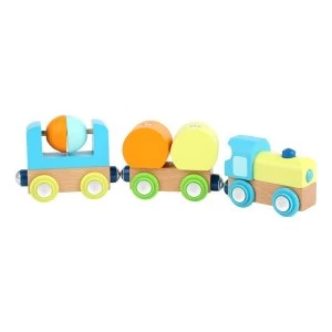 Legler - Small Foot Childrens Wooden Junior Train Toy Set (Multi-colour)