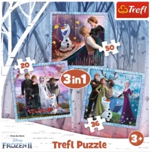 Trefl Frozen (3 in 1) Jigsaw