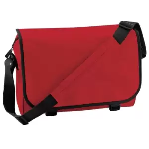 Bagbase Adjustable Messenger Bag (11 Litres) (Pack of 2) (One Size) (Classic Red)