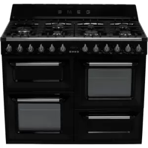 SMEG Tr4110Bl1 Freestanding Electric & Gas Range Cooker With Gas Hob