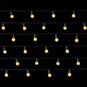 Premier Decorations 100 Multi Action Warm White Pearl Berry LED Lights