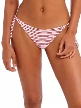 Freya New Shores Tie Side Bikini Brief - Red, Size L, Women