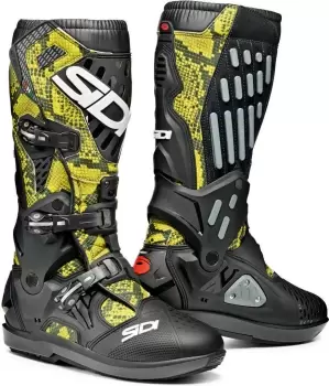 Sidi Atojo SRS Snake Limited Edition Motocross Boots Black Yellow