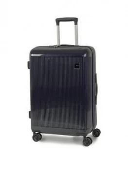 Rock Luggage Windsor Medium 8-Wheel Suitcase - Navy