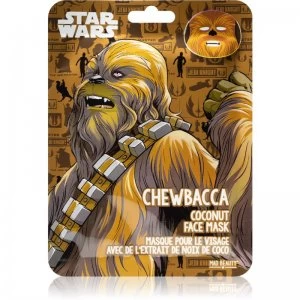 Mad Beauty Star Wars Chewbacca Moisturising face sheet mask with Coconut Oil 25ml