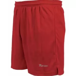 Precision Unisex Adult Madrid Shorts (M-L) (Red)