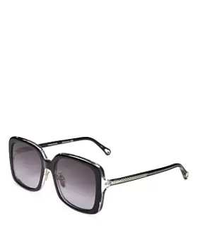Chloe Womens Square Sunglasses, 57mm