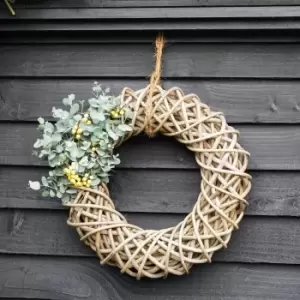 Ivyline Rattan Wreath D50cm - Natural