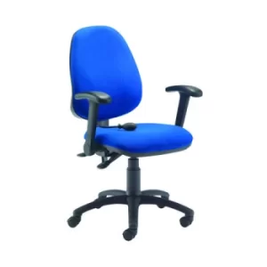 Intro High Back Posture Chair Folding Arms Royal Blue KF822868