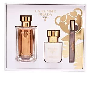 Prada La Femme Gift Set 100ml Eau de Parfum + 100ml Body Lotion + 10ml Eau de Parfum