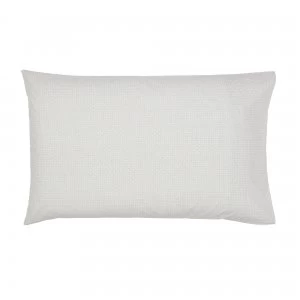 Murmur Edie Lough Green 100% Cotton Oxford Pillowcase Green and White