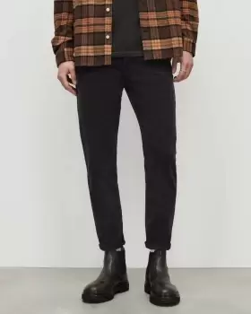 AllSaints Jack Cropped Tapered Corduroy Jeans