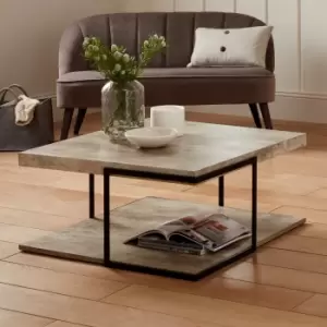 Pacific Jersey Lam Coffee Table, Grey Wood Effect Natural