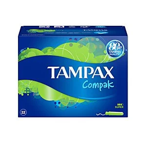 TAMPAX COMPAK tampon super 22 uds
