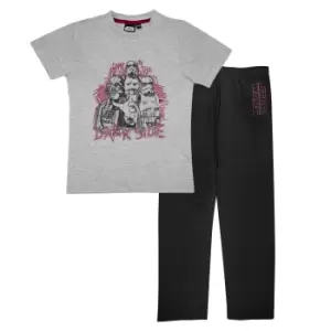 Star Wars Boys Dark Side Darth Vader Pyjama Set (10-11 Years) (Black/Heather Grey)