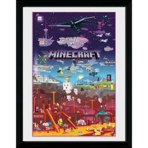 Minecraft World Beyond Framed Collector Print