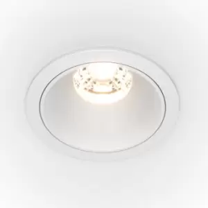 Maytoni Alfa LED Round Dimmable Recessed Downlight White, 500lm, 3000K