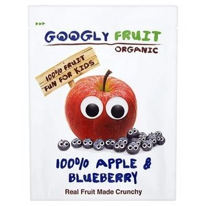 Googly Fruit Made Crunchy - Apple and Blueberry