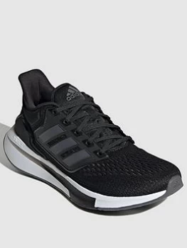 adidas EQ21 Run - Black/White, Size 6, Women