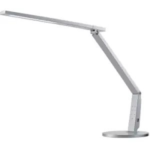 Hansa VARIO PLUS LED desk lamp, height 540 mm, silver