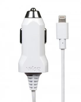 Vibe 2.4A Car Charger + Lightning Cable