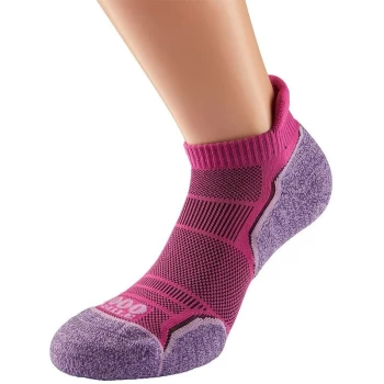 1000 Mile - Run Socklet Ladies (Twin Pack) - Small - Pink/Lavander