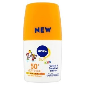 NIVEA SUN Kids Sensitive Roll On SPF50 50ml