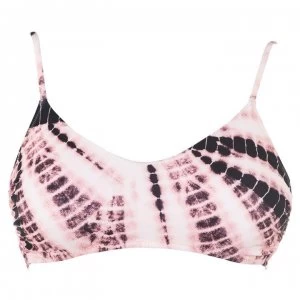Watercult Batik Sporty Bikini Top - 984 Pink SAND