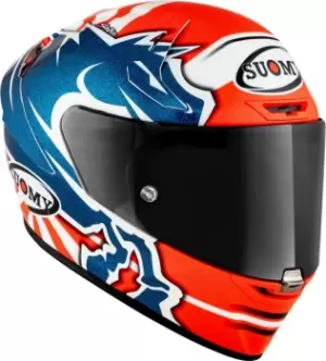 Suomy SR-GP Dovi Replica 2019 Helmet (No Sponsor), white-red-blue, Size S, white-red-blue, Size S