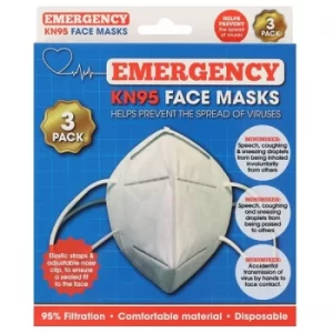 (Pack of 3) Disposable Face Masks