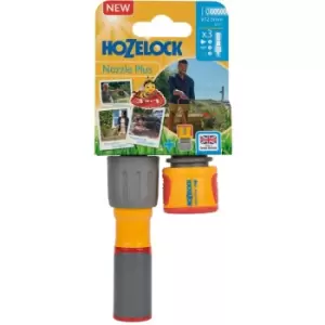 Hozelock 100-100-226 3-1 Watering Nozzle Hose Spray Rose Jet Cone and Connector
