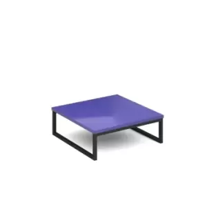 Social Spaces Nera Modular Soft Seating Single Bench with Black Frame